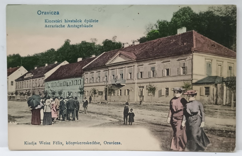 ORAVITA , CLADIREA BIROURILOR TREZORERIEI , CARTE POSTALA ILUSTRATA , CLASICA