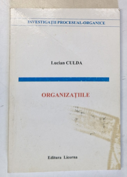 ORGANIZATIILE de LUCIAN CULDA, 1999