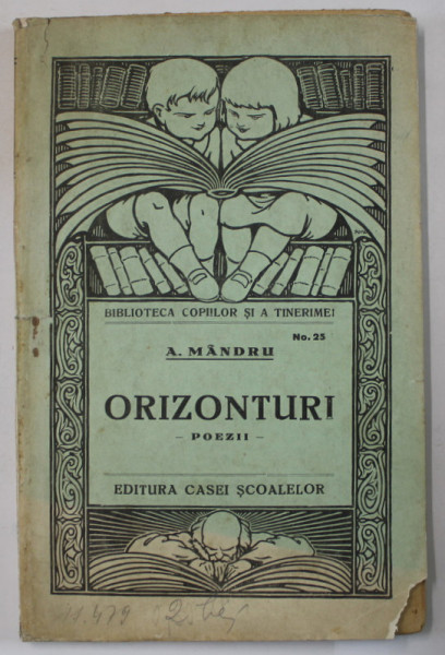 ORIZONTURI , POEZII de A. MANDRU , 1927