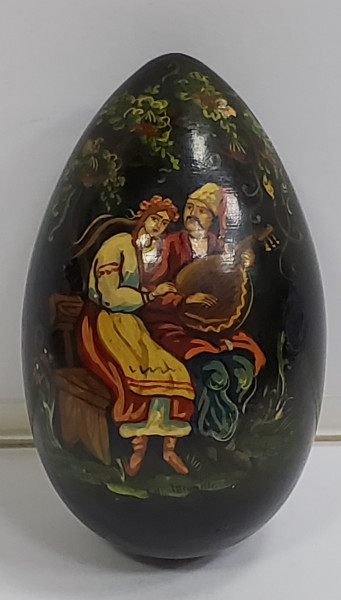 Ou din lemn pictat manual, Rusia, Secol XX