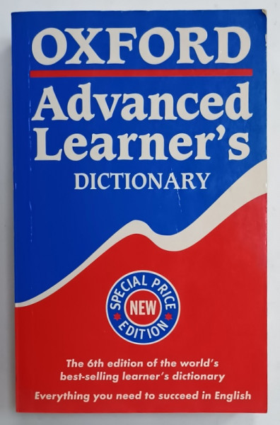 OXFORD ADVANCED LEARNER 'S DICTIONARY OF CURRENT ENGLISH by A.S. HORNBY , 2001