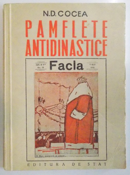 PAMFLETE ANTIDINASTICE de N.D. COCEA , 1949