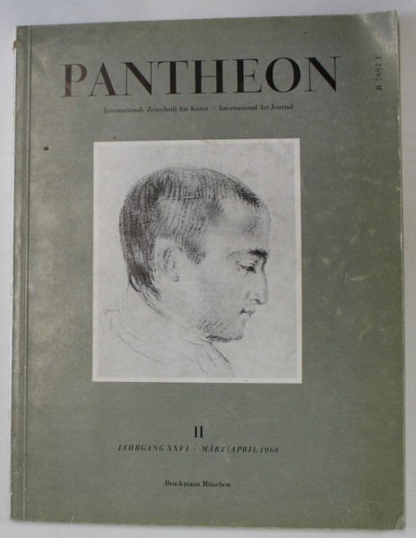 PANTHEON , INTERNATIONAL ART JOURNAL , TEXT IN ENGLEZA SI GERMANA , NO.II , 1968