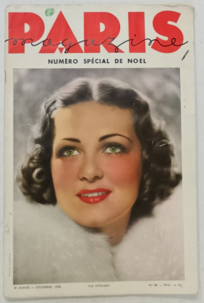 PARIS MAGAZINE , 5e ANNEE , REVUE MENSUELLE , No. 88 , NUMERO SPECIAL DE NOEL , DECEMBRE  , 1938