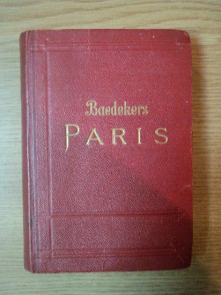 PARIS UND UMGEBUNG. HANDBUCH FUR REISENDE VON KARL BAEDEKER  1923