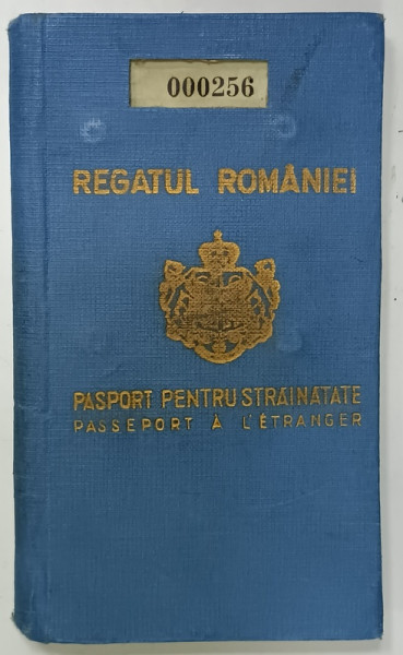 PASAPORT PENTRU STRAINATATE / PASSEPORT A L 'ETRANGER  , REGATUL ROMANIEI , PE NUMELE MARIELLA  NENISOR , ELIBERAT LA 24 IUNIE 1943