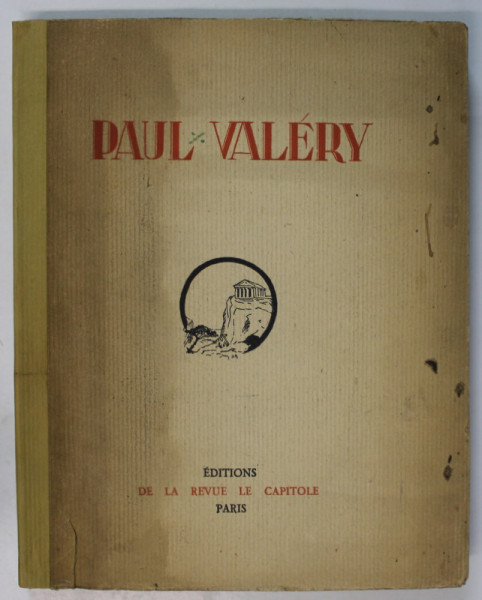 PAUL VALERY , 1926 , EXEMPLAR NUMEROTAT 1053