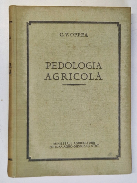 PEDOLOGIA AGRICOLA , 1960