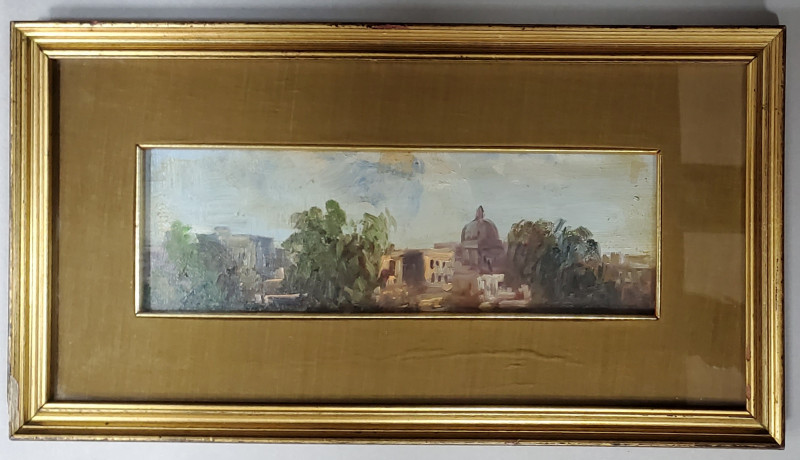 Peisaj citadin - Semnat G. Gu (?)