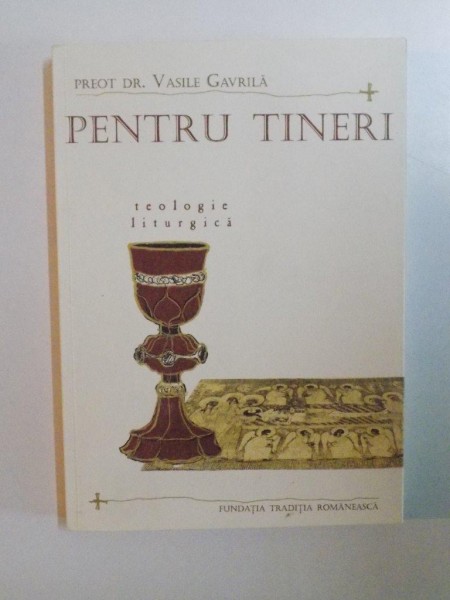 PENTRU TINERI , TEOLOGIC LITURGICA de VASILE GAVRILA , BUCURESTI 2009