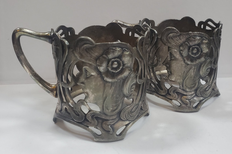 Pereche de suporturi WMF, Art Nouveau, cca. 1906