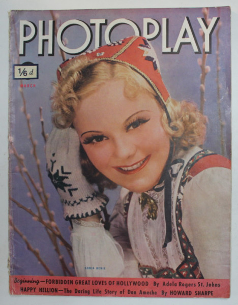 PHOTOPLAY- THE ARISTOCRAT OF MOTION PICTURE MAGAZINES , VOL. LII , NO. 3 , MARCH  , 1938