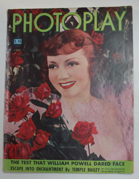 PHOTOPLAY- THE ARISTOCRAT OF MOTION PICTURE MAGAZINES , VOL. LII , NO. 6 , JUNE , 1938 , PREZINTA PETE , HALOURI DE APA SI URME DE UZURA