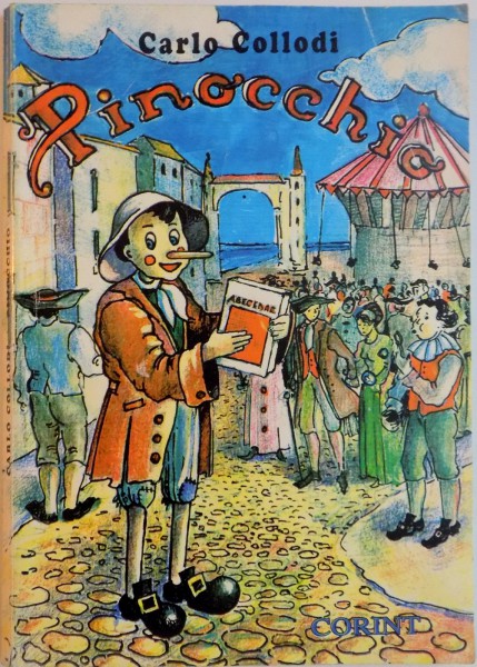 PINOCCHIO de CARLO COLLODI, COPERTA SI ILUSTRATIILE de ELENA TEODOSIU, 1997