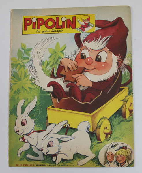 PIPOLIN , REVISTA CU BENZI DESENATE , NR. 19 , 1959