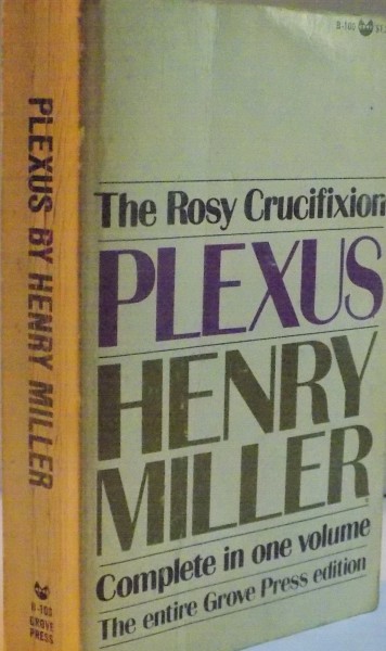 PLEXUS by HENRY MILLER , 1965