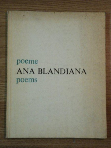 POEME de ANA BLANDIANA , 1982