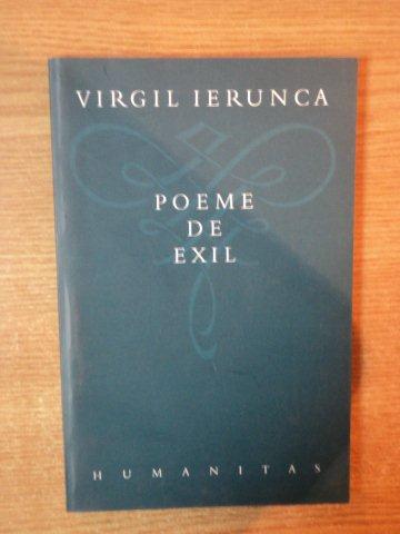 POEME DE EXIL de VIRGIL IERUNCA , 2001