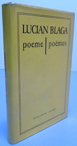 POEME - POEMES, EDITIE BILINGVA, ROMANA-FRANCEZA, 1974