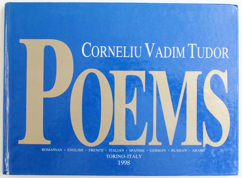 POEMS de CORNELIU VADIM TUDOR , 1998 *DEDICATIE