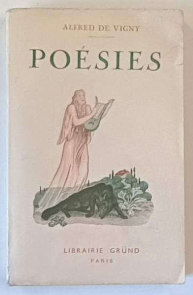 POESIES par ALFRED DE VIGNY , 1937, PAGINI NETAIATE