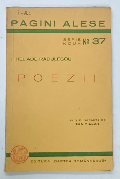 POEZII de ALEXANDRU MACEDONSKI , SERIA ' PAGINI ALESE ' No. 33 , 1939