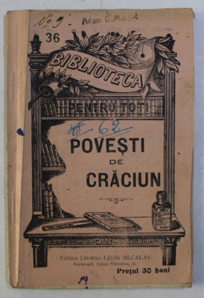 POVESTI DE CRACIUN , EDITIE INTERBELICA