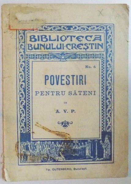 POVESTIRI PENTRU SATENI de A.V.P.  1911