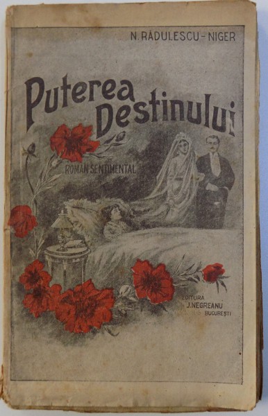 PUTEREA DESTINULUI -  ROMAN SENTIMENTAL de N. RADULESCU - NIGER , 1920