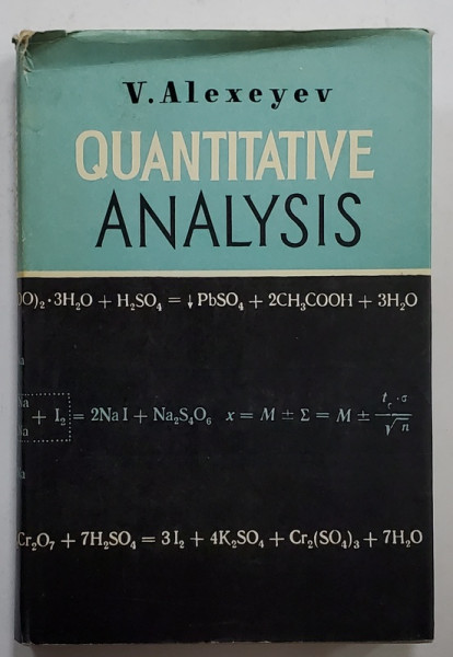 QUANTITATIVE ANALYSIS by V. ALEXEYEV , 1969