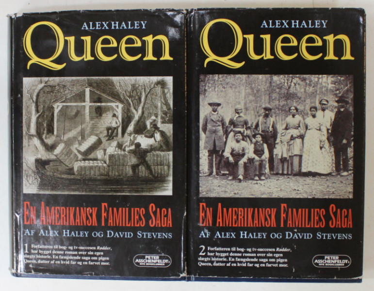 QUEEN , EN AMERIKANSK FAMILIES SAGA - ALEX HALEY , VOLUMELE I - II , TEXT IN LIMBA DANEZA , 2000