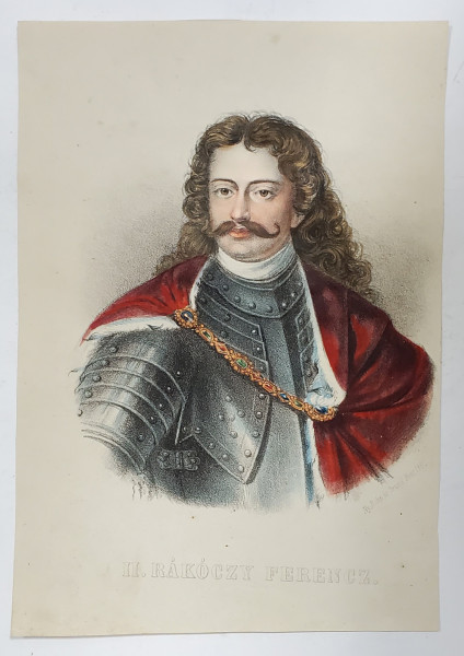 RAKOKZY FERENCZ II - LITOGRAFIE, 1862