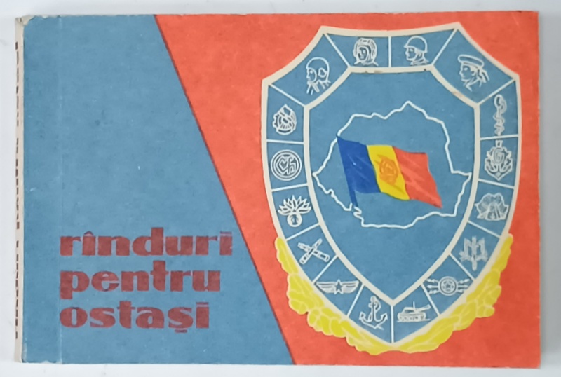 RANDURI PENTRU OSTASI , CULGERE DE POEZIE SI PROZA, AUTORI ROMANI  , 1971 , FORMAT MIC