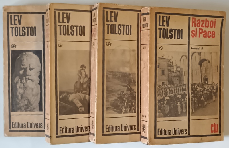 RAZBOI SI PACE , VOLUMELE I - IV de LEV TOLSTOI , 1969