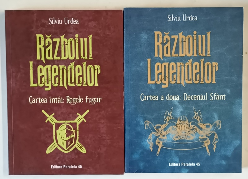 RAZBOIUL LEGENDELOR , VOLUMELE I - II de SILVIU URDEA , 2019