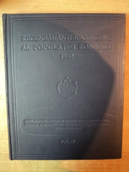 RECENSAMANTUL GENERAL AL POPULATIEI ROMANE DIN 29 DECEMBRIE 1930 , VOL. IV LOCUL NASTERII , SITUATIA IN GOSPODARIE , MENAJE COLECTIVE , MARIMEA GOSPOD