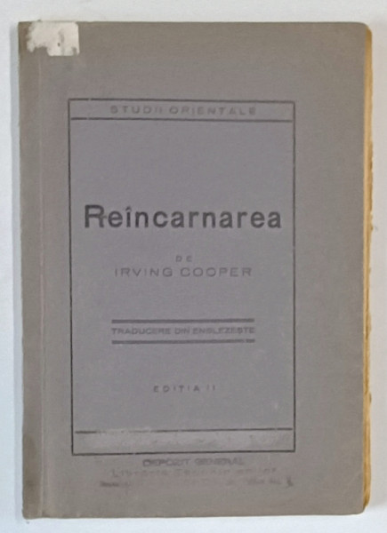 REINCARNAREA ED. a II a de IRVING COOPER