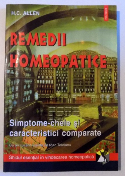 REMEDII HOMEOPATICE SIMPTOME-CHAEIE SICARACTERISTICI COMPARATE , 2001