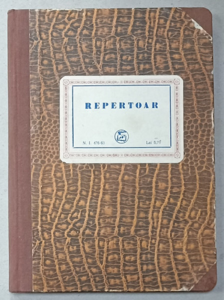 REPERTOAR PENTRU NUMERE DE TELEFON , 1963