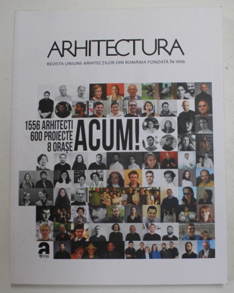 REVISTA ARHITECTURA , REVISTA UNIUNII ARHITECTILOR ,  NR. 5-6 , 2021