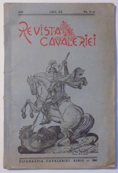 REVISTA CAVALERIEI, ANUL XX, NO. 3-4 , 1941