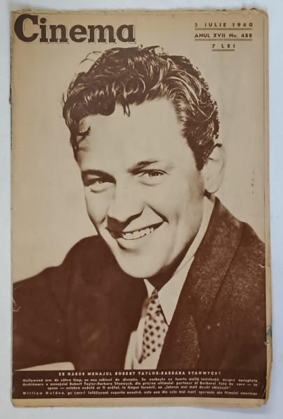 REVISTA CINEMA , ANUL XVII , NUMARUL 488 , 5 IULIE , 1940