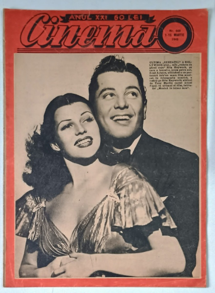 REVISTA CINEMA , ANUL XXI , NUMARUL 668 , 1 - 15 MARTIE , 1945
