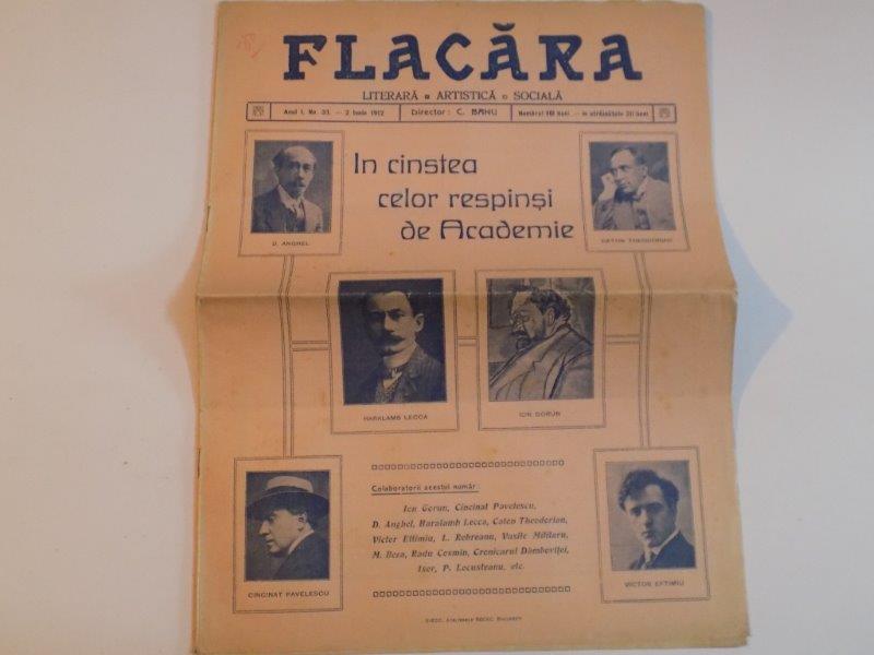 REVISTA FLACARA, ANUL I, NR.33, 2 IUNIE 1912