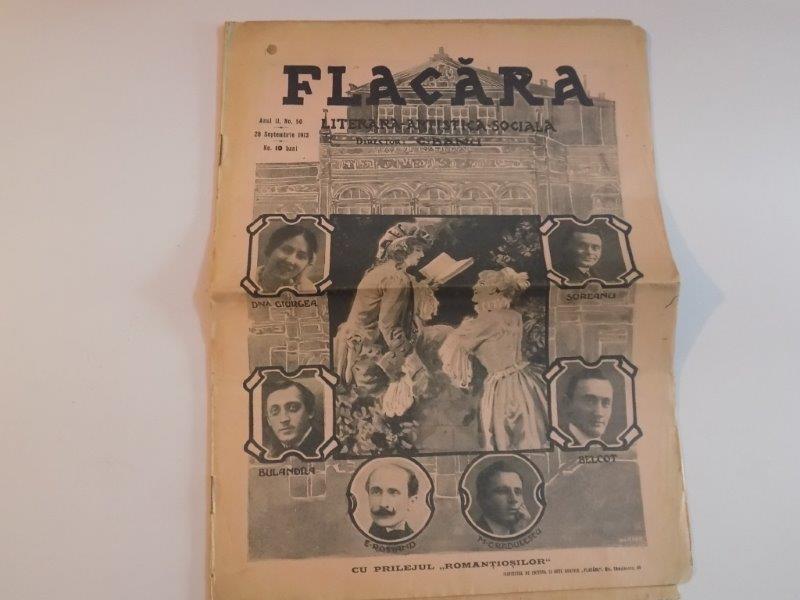 REVISTA FLACARA, ANUL II, NR. 50, 28 SEPTEMBRIE 1913