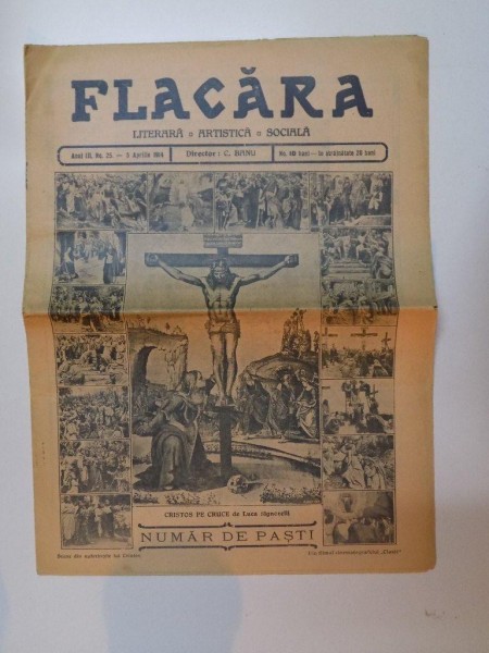 REVISTA FLACARA , ANUL III , NR. 25 , 5 APRILIE 1914