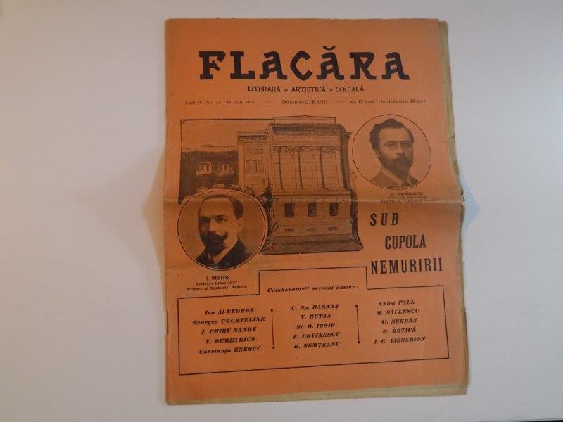 REVISTA FLACARA, ANUL IV, NR.33, 30 MAI 1915