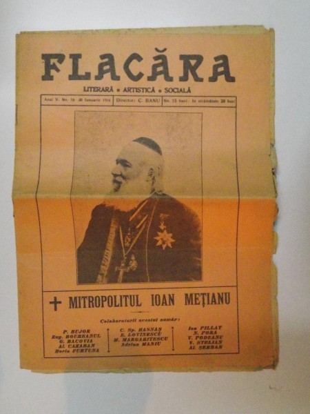 REVISTA FLACARA , ANUL V , NR. 16-30 IANUARIE , 1916