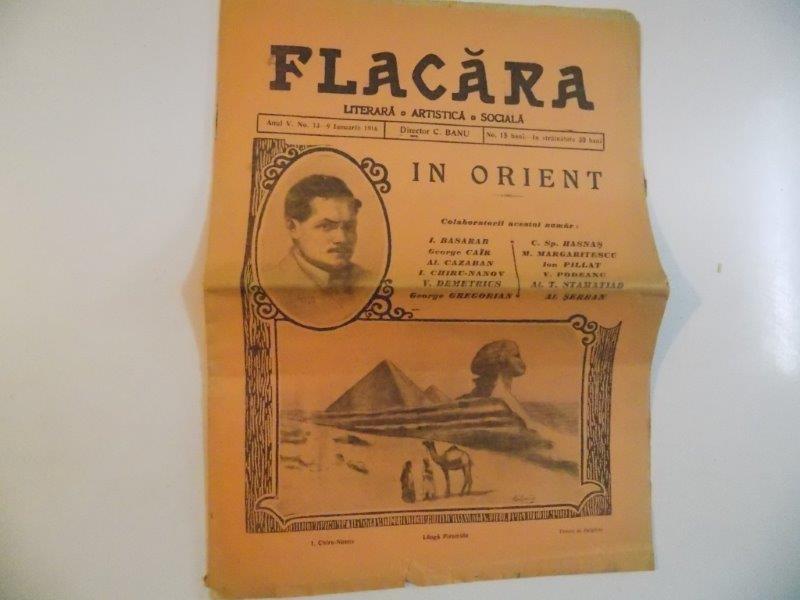 REVISTA FLACARA, ANUL V, NR.13, 9 IANUARIE 1916