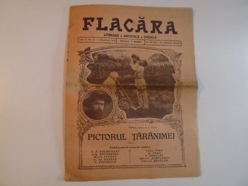 REVISTA FLACARA, ANUL V, NR.4, 7 NOIEMBRIE 1915